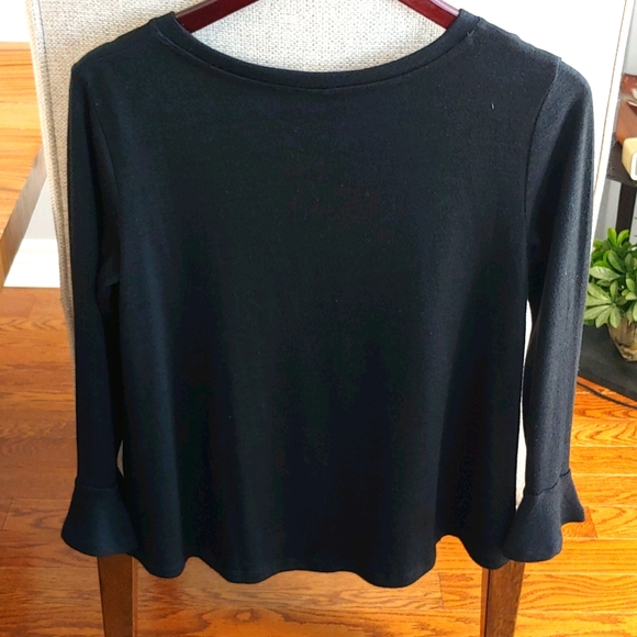 GAP women's black softspun sweater XS petite - Picture 2 of 5